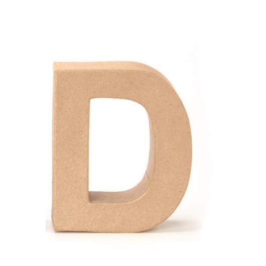 Papp-Buchstaben D 17,5x5,5cm